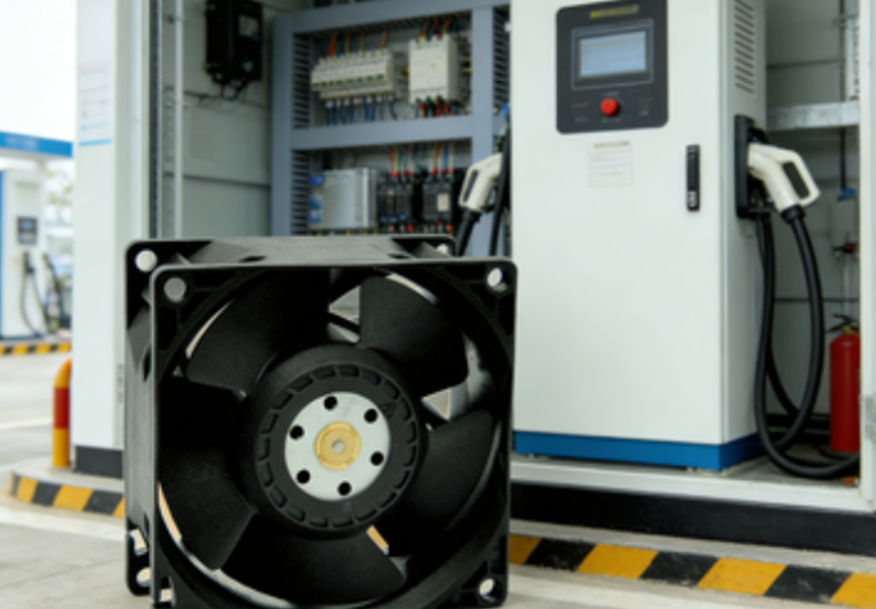 How Waterproof Cooling Fans Enhance Thermal Management in EV Chargers