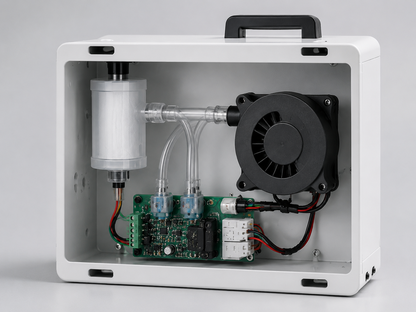DC7530 blower fan application in air sampling modules