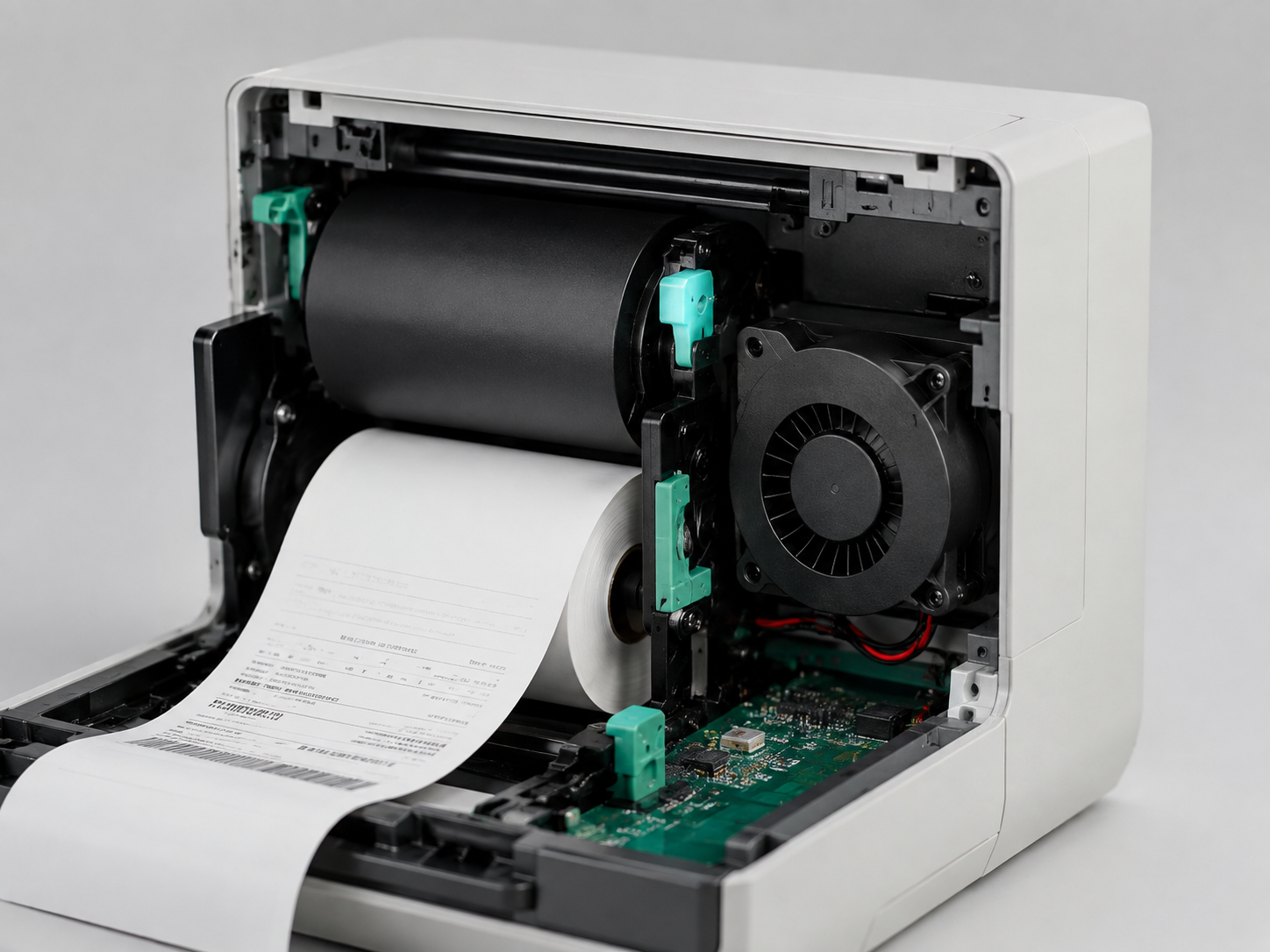 DC7530 75mm blower fan application in desktop equipment