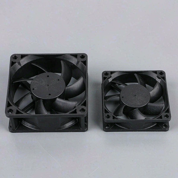 Two YCCFAN high-pressure server fans showing deep-frame and standard-frame 40mm designs