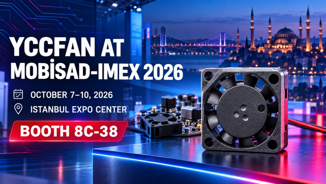 YCCFAN at MOBİSAD-IMEX 2026 Booth 8C-38 in Istanbul