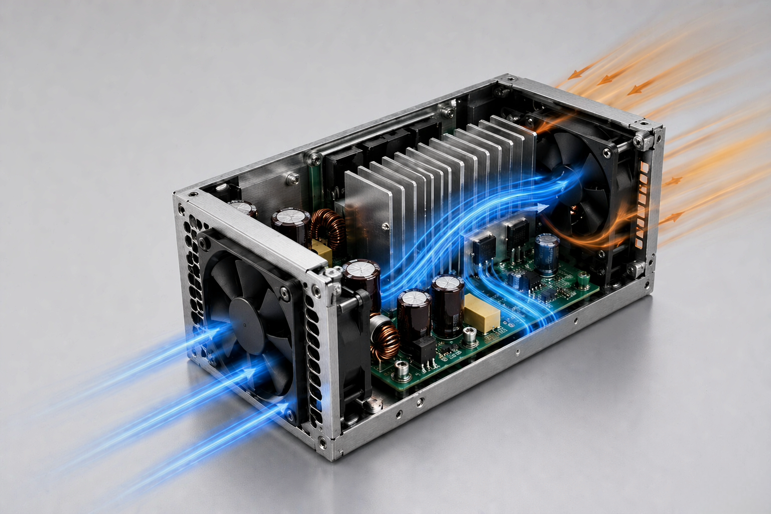 48V DC cooling fan for telecom and industrial electronics